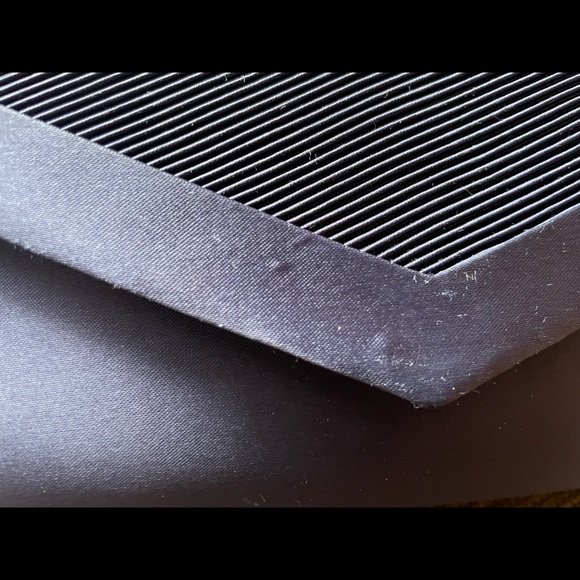 VALERIE STEVENS Satin Navy Blue Purse - Picture 6 of 12